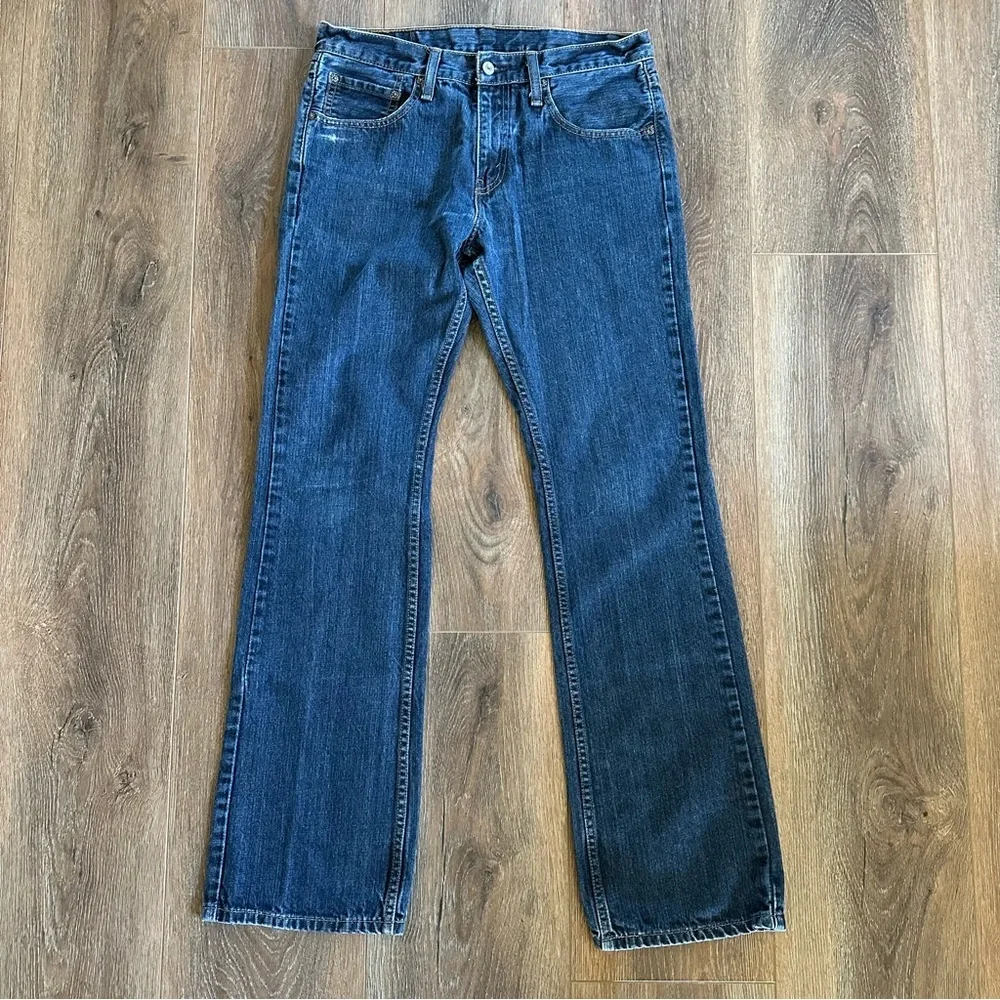 Levi's 527 Men's Dark Blue Straight Jeans 32 x 34